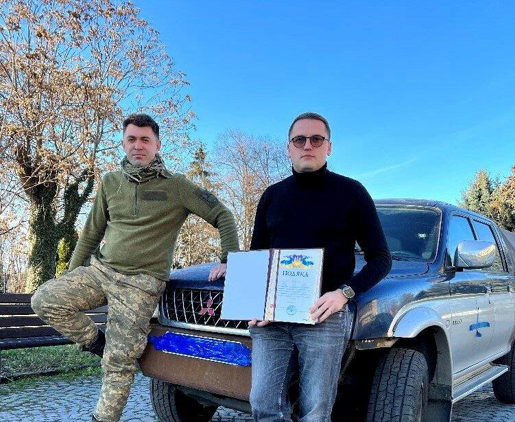 Волонтер Віталій Глагола отримав подяку від 68 батальйону Закарпатської ТРО