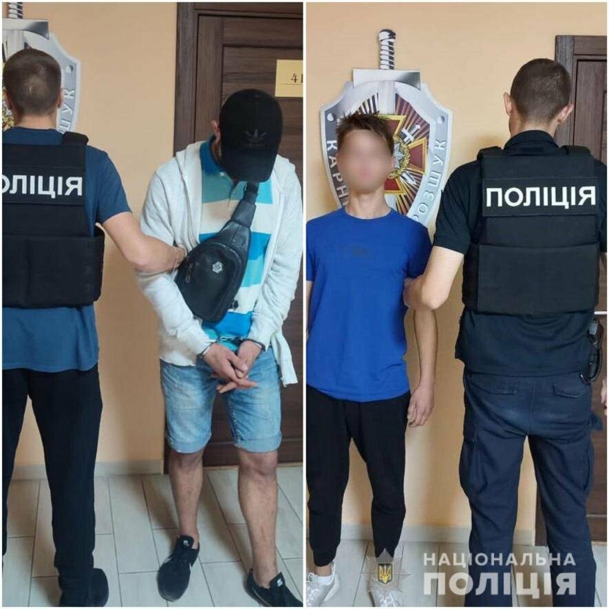Затримані грабіжники, які учора пограбували в Ужгороді неповнолітнього