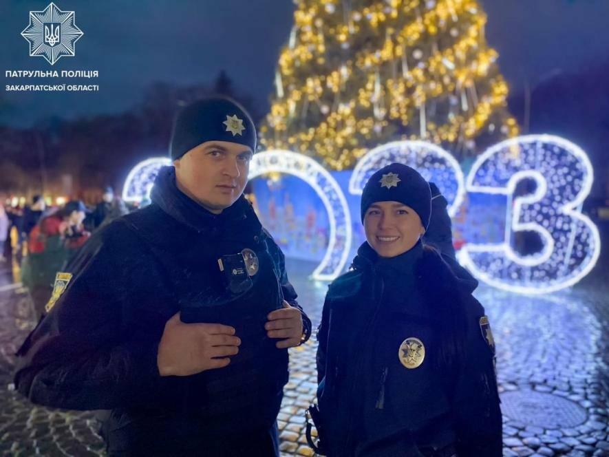 Поліція повідомляє, що в Ужгороді та Мукачеві новорічна ніч пройшла спокійно