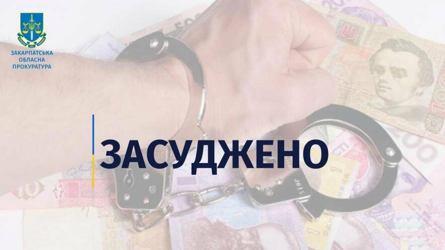 Двох жителів Хустщини засудили за пропозицію і надання хабаря поліцейському