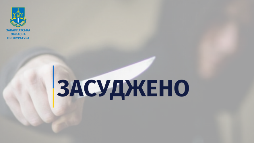 Закарпатця за розбійний напад і погрози засуджено до 8 років ув’язнення