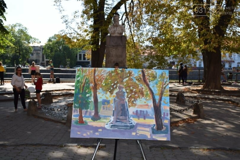 Панораму мальовничого Ужгорода створювали юні художники об..., фото-6 Панораму мальовничого Ужгорода створювали юні художники обласного центру (ФОТОРЕПОРТАЖ) , фото-6