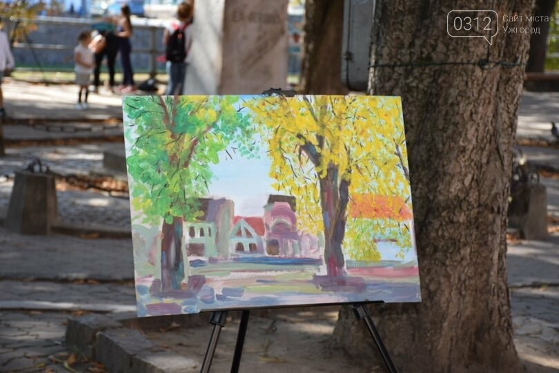 Панораму мальовничого Ужгорода створювали юні художники об..., фото-4 Панораму мальовничого Ужгорода створювали юні художники обласного центру (ФОТОРЕПОРТАЖ) , фото-4