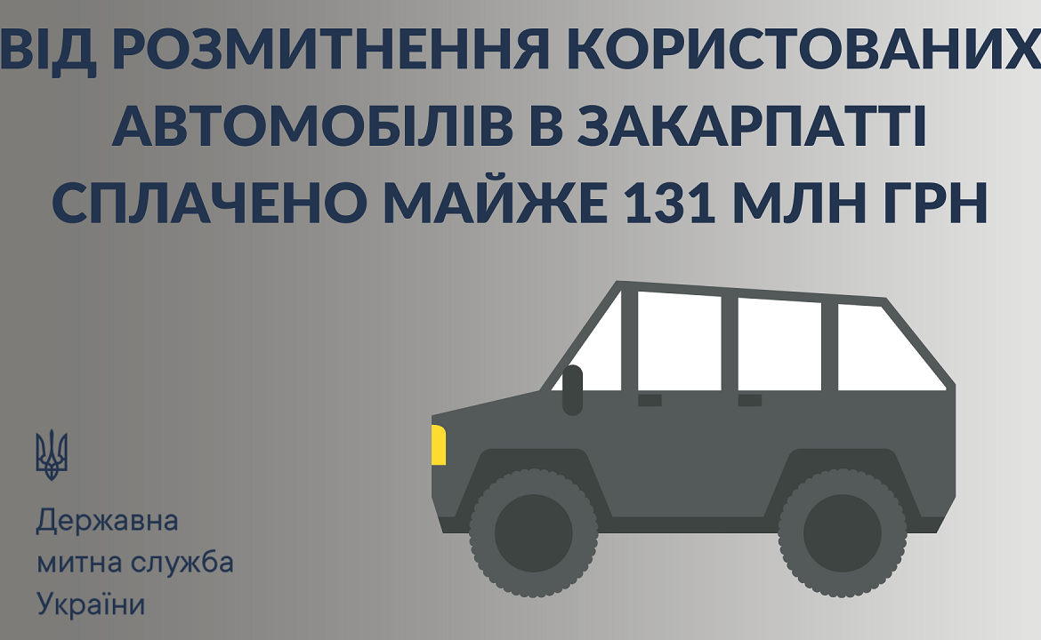 З початку року закарпатці розмитнили "євроблях" на понад 13..., фото-1 З початку року закарпатці розмитнили "євроблях" на понад 130 млн грн, фото-1