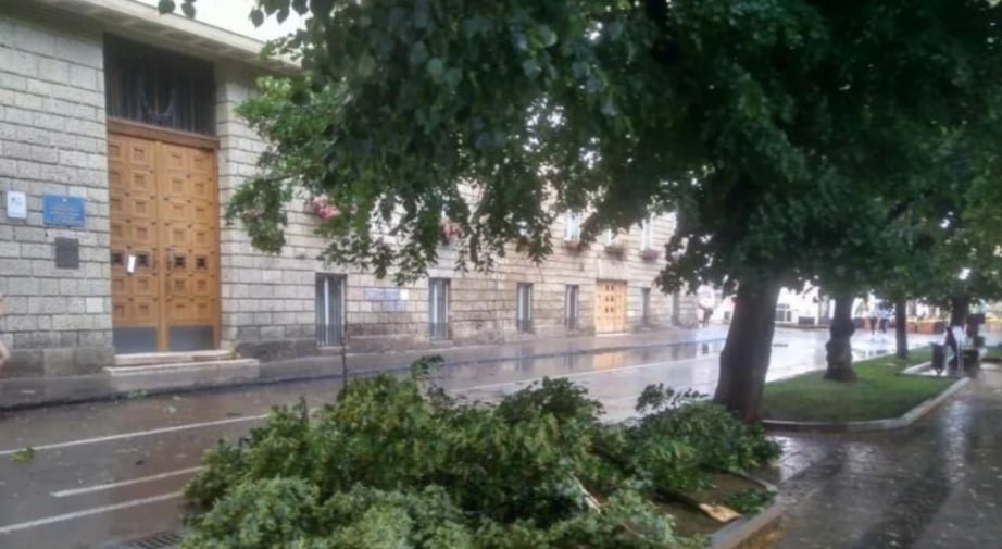 Повалені дерева та річки замість доріг: в Ужгороді ліквідув..., фото-2 Повалені дерева та річки замість доріг: в Ужгороді ліквідували наслідки негоди, фото-2