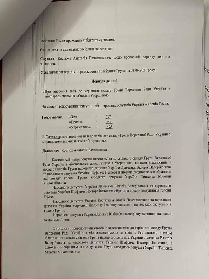 Валерій Лунченко прокоментував узурпацію посади голови Групи ВРУ з міжпарламентських зв’язків з Угорщиною, фото-6