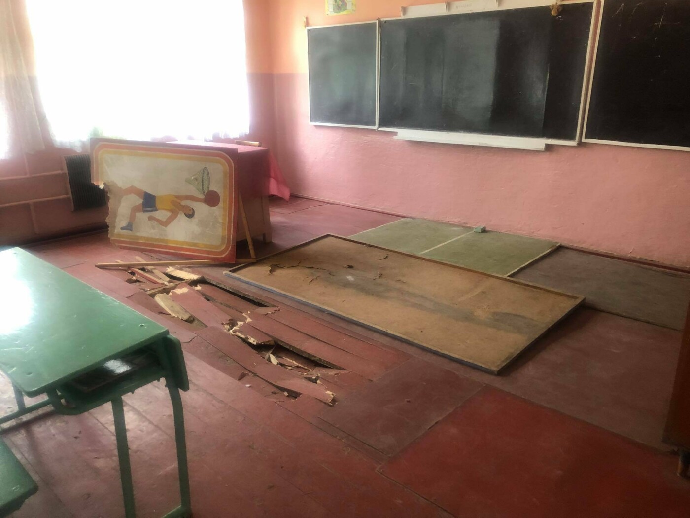 Тече дах, прогнила підлога: на Закарпатті ще одна гімназія потребує ремонту