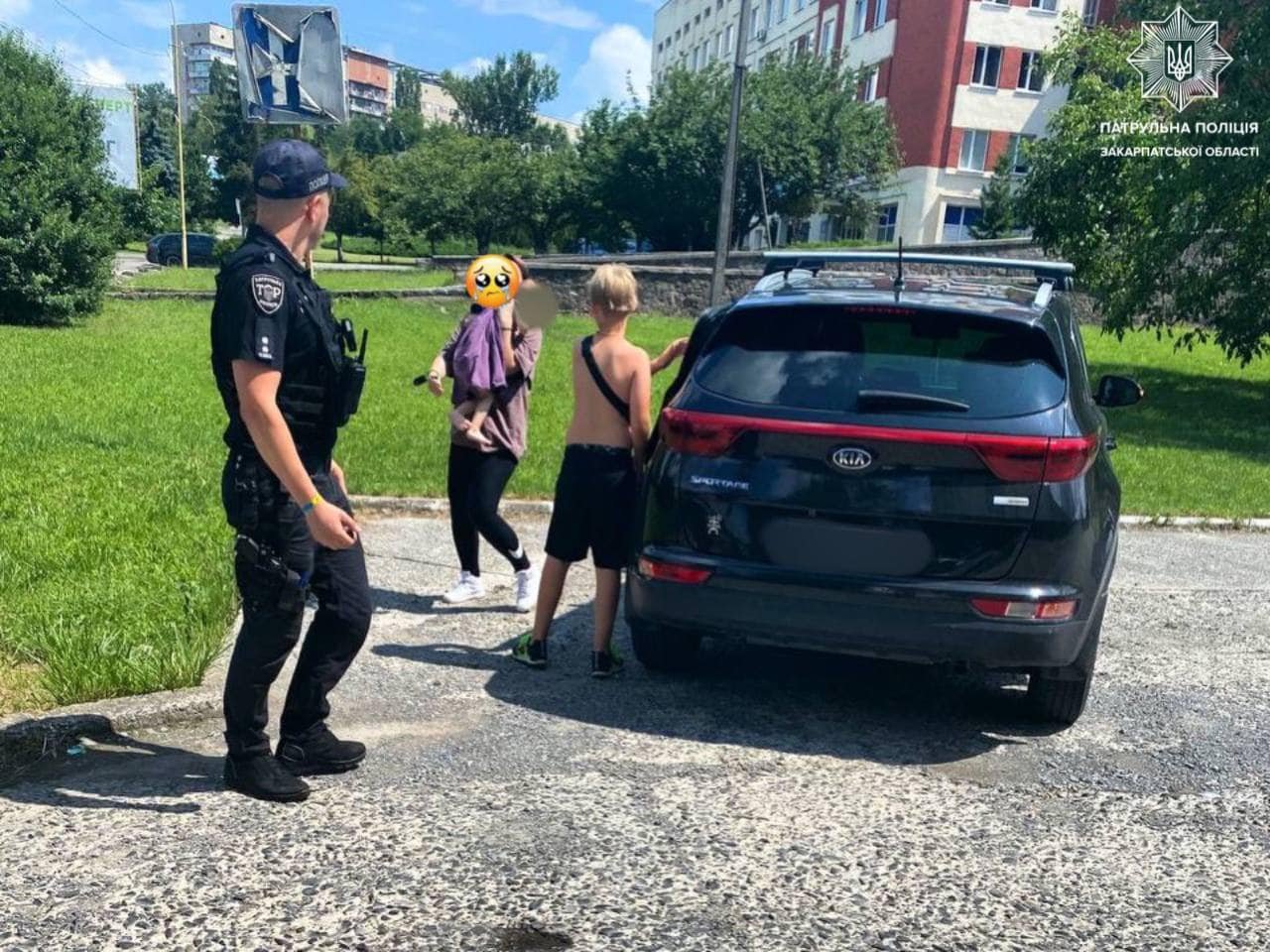 В Ужгороді ТОРівці супроводили авто, в якому знаходилась дитина, до медзакладу