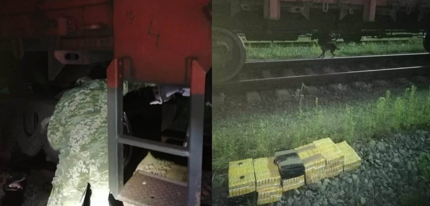 На кордоні зі Словаччиною у вантажному потягу знайшли контрабандні цигарки