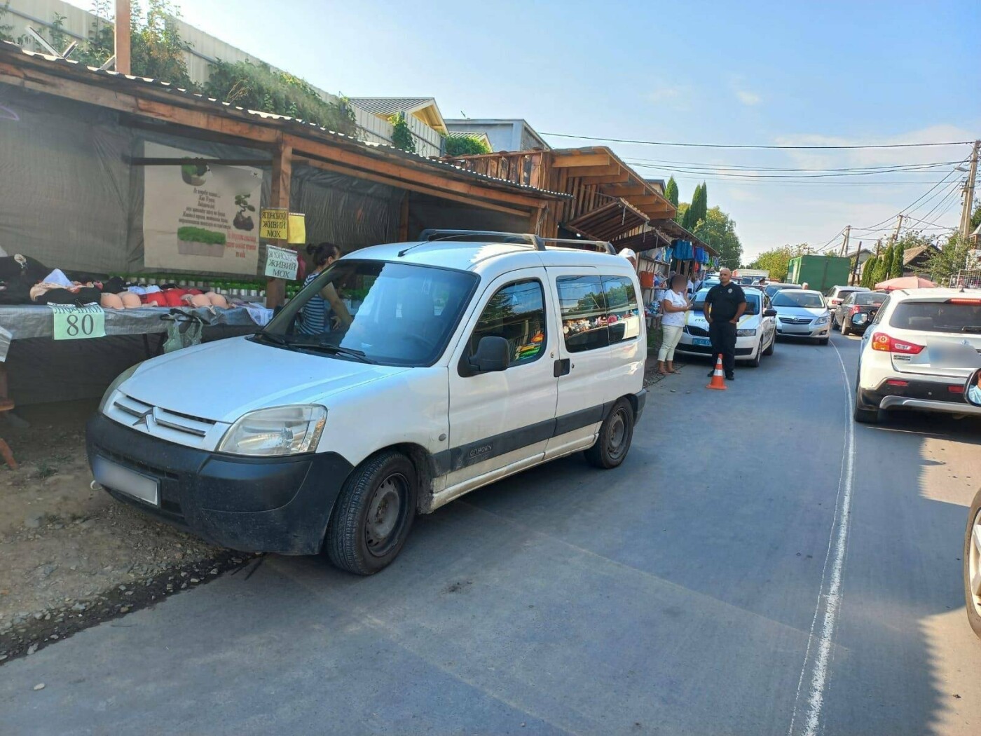 На Тячівщині водійка "Citroen Berlingo" збила восьмирічну дівчинку