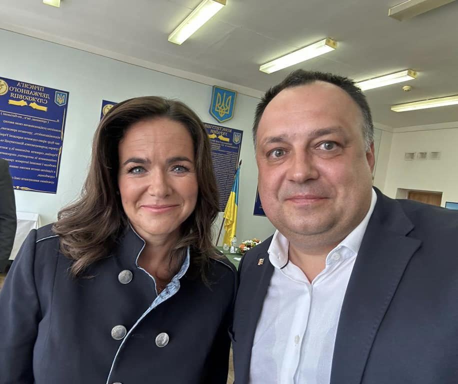 Володимир Чубірко зустрівся із президенткою Угорщини Каталін Новак під час ії візиту на Закарпаття