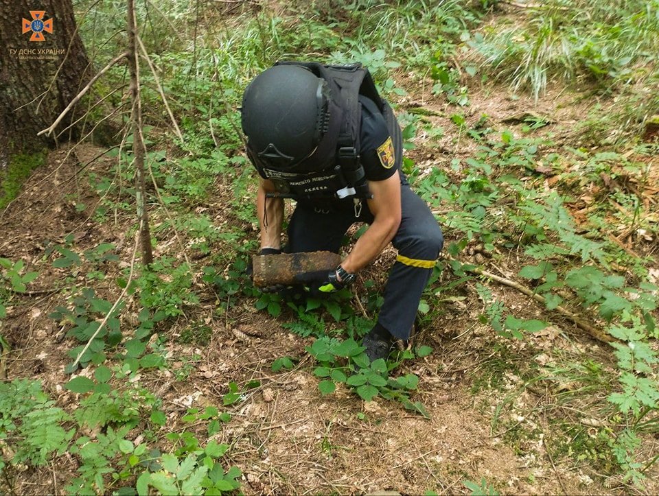 У Рахівському районі виявили цілий арсенал боєприпасів. Піротехніки знищили небезпечну знахідку