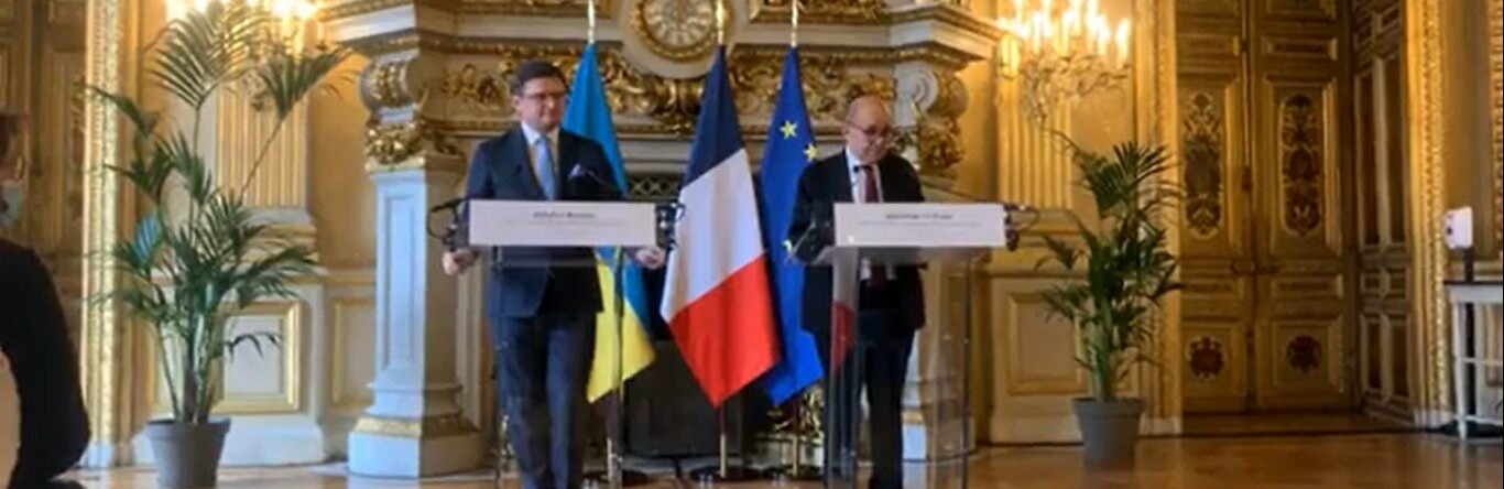 Міністр закордонних справ України Дмитро Кулеба зустрівся з главою МЗС Франції