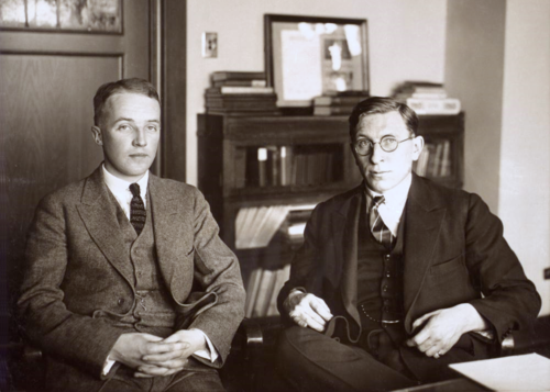 C._H._Best_and_F._G._Banting_ca._1924